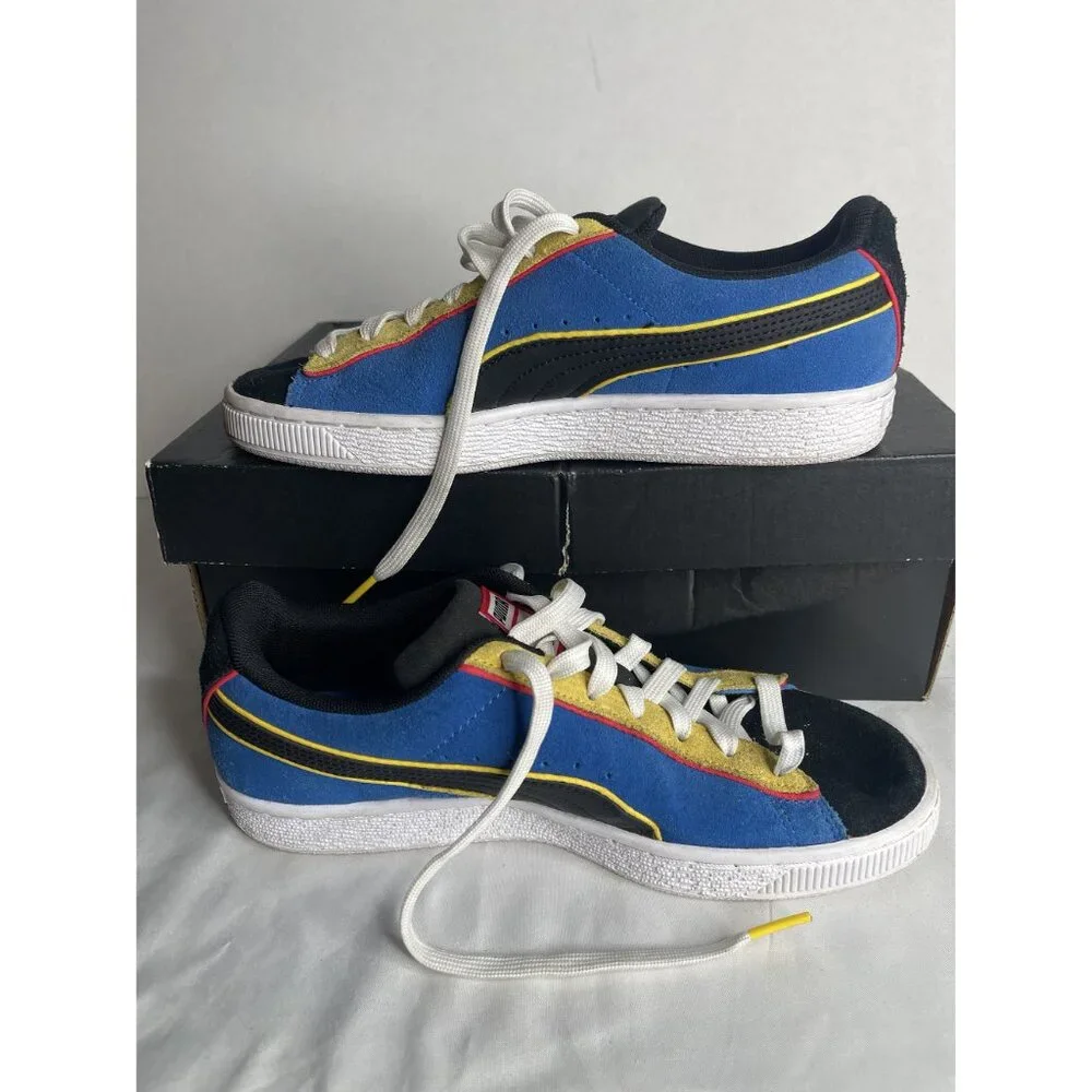 PUMA 384928-01 SmileyWorld x Puma Suede Royal (GS)‎ sneakers Size 5.5C